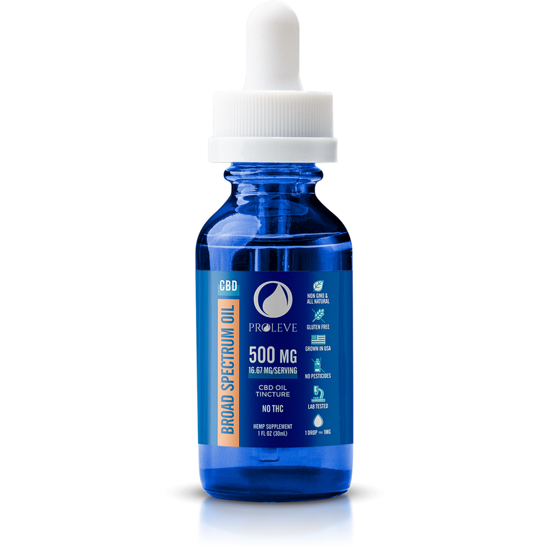 Gotas de 500 mg CBD (Broad Spectrum)-CBD-PROLEVE-Vapos Mexico