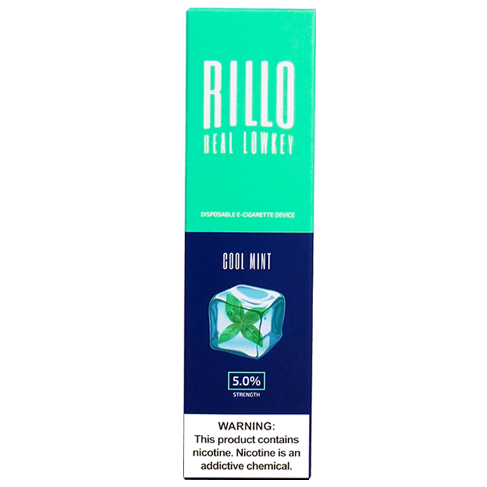 RILLO | VAPORIZADOR DESECHABLE 5% NICOTINA-CIGARRO ELECTRÓNICO-RILLO-Cool Mint-Vapos Mexico